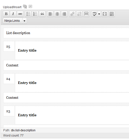 Custom Post Editor Layout 