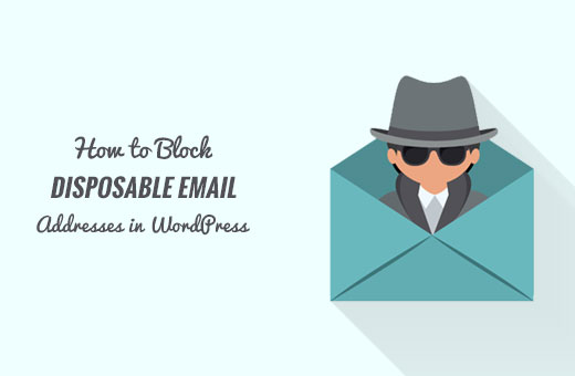 Blokir alamat email sekali pakai di WordPress 