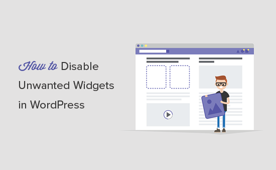 Hapus widget yang tidak diinginkan di WordPress 