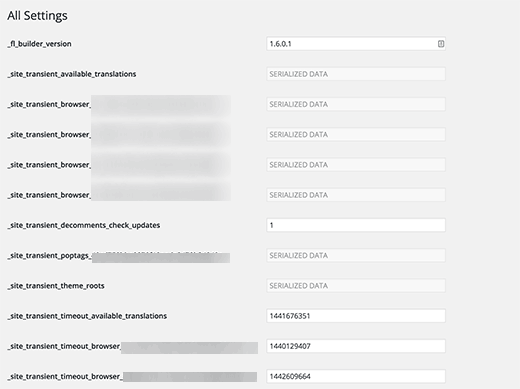 Semua halaman pilihan tersembunyi di WordPress 