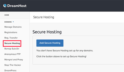 Secure Hosting 