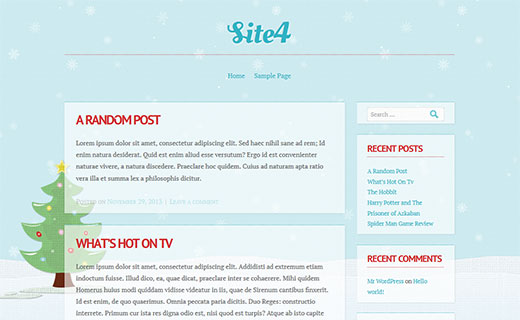 Spirit - Theme Liburan untuk blog WordPress Anda 