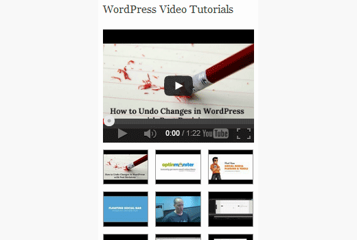 Menambahkan video YouTube terbaru Anda di WordPress 