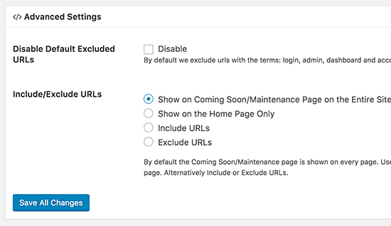 Kecualikan URL dari pengalihan 