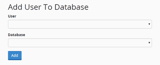 Menambahkan user ke database 