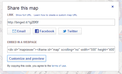 Berbagi Peta Bing 