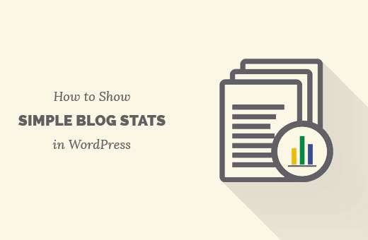 Tambahkan statistik blog sederhana di WordPress 