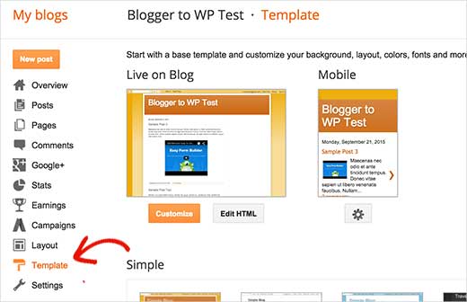 Template Blogger 