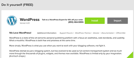 Mulailah Instalasi WordPress menggunakan MOJO Marketplace 