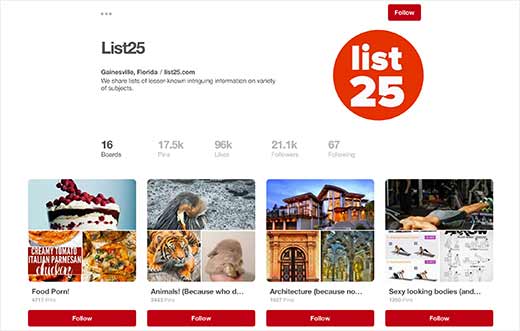 Menggunakan Pinterest untuk meningkatkan pelanggan email 