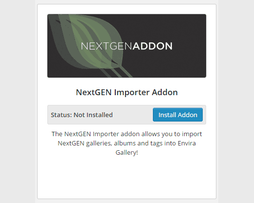 Plugin Addin Adder NextGEN untuk Galeri Envira 