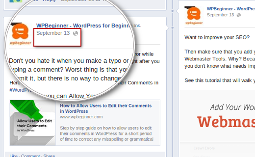 Menemukan posting publik Facebook untuk disematkan di WordPress 