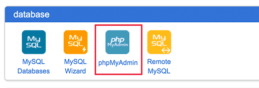 phpMyAdmin 