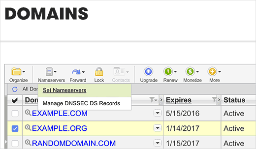 Mengedit nama domain di GoDaddy 