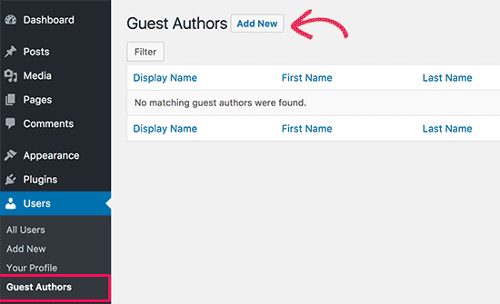 Menambahkan penulis tamu baru di WordPress 
