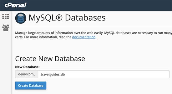 Database baru 