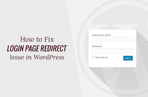 Login redirect / refreshing error di WordPress 