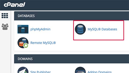 Database MySQL 