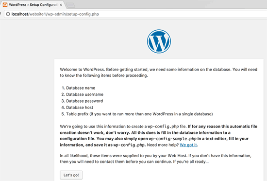 WordPress pre-setup 