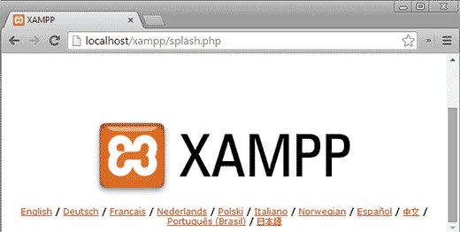 XAMPP berhasil diinstal pada USB drive 