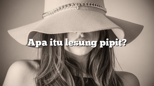 Apa itu lesung pipit?