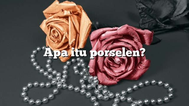 Apa itu porselen?