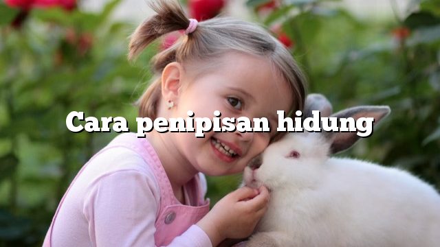 Cara penipisan hidung