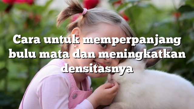 Cara untuk memperpanjang bulu mata dan meningkatkan densitasnya