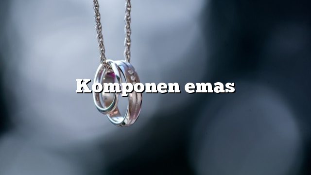 Komponen emas