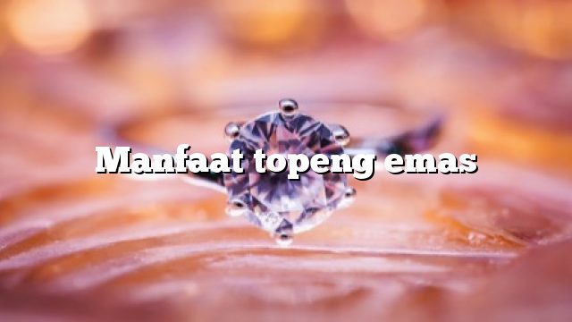 Manfaat topeng emas